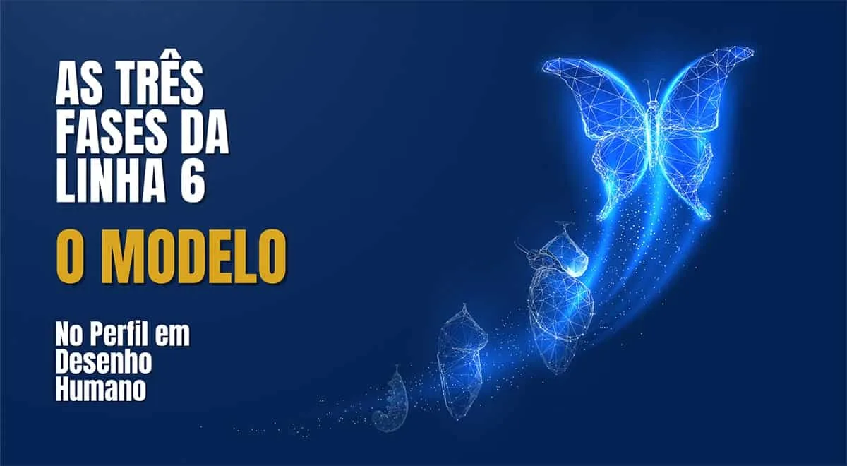 As três fases da linha 6 o Modelo - Desenho Humano